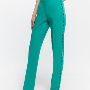 Regular-Fit Trousers Side-Zip with Pearl