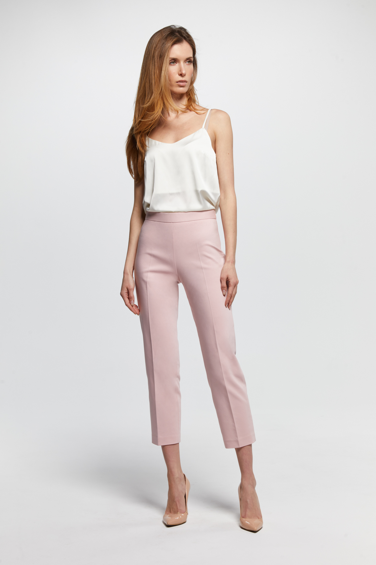 Pink Dress Pants - Beige High Waisted Pants - Trousers - Lulus
