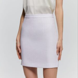 High Waist Mini Skirt White