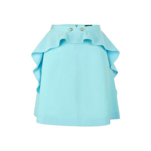 Flounce Mini Skirt Light Blue