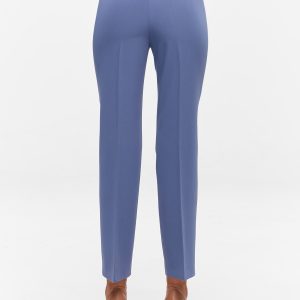 Blue Slim-Fit Trousers
