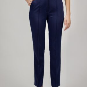 Navy Blue Slim Fit Trousers