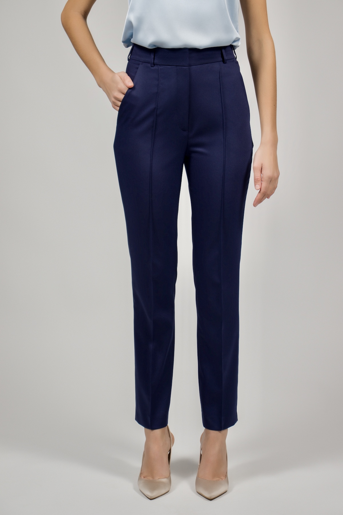 Elevate Your Formal Attire with Cobb Blue Ultra Fit Trousers