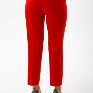 Red Slim Fit Trousers