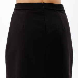 Black Fitted Mini Skirt