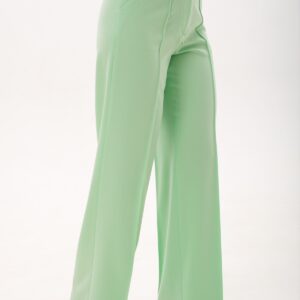 Mint High-Waisted Wide Leg Trousers