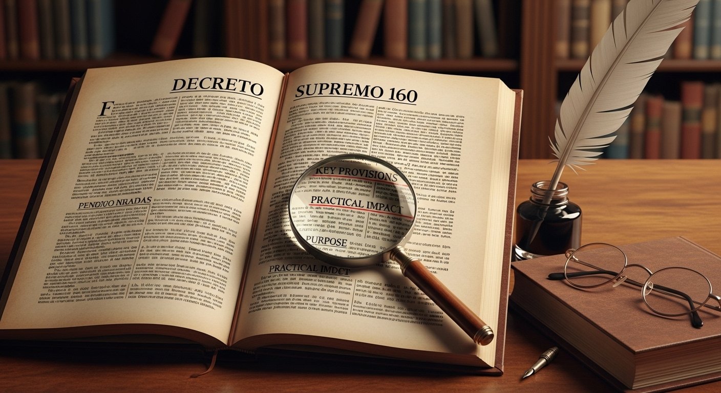 decreto supremo 160